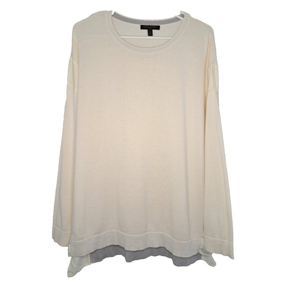 Banana Republic Sweaters - Banana Republic Womens Sweater Size L Ivory Classic Career Staple